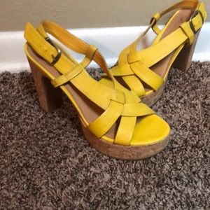 Gianni bini platform cork heels